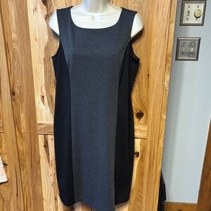 Relativity Mini Dress in Charcoal and Black